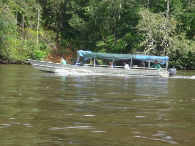 Bateau sur l'Oyapock